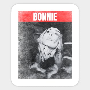 bonnie fraser urban bw Sticker